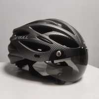 Новый шлем с линзой и козырьком. 54-61 см. Cairbull Allroad Carbon