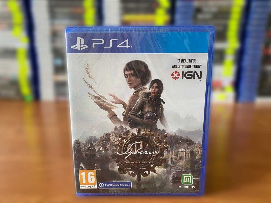 Новый диск Syberia: The World Before PS4/PS5 Сибирь Пс4 Много Игр