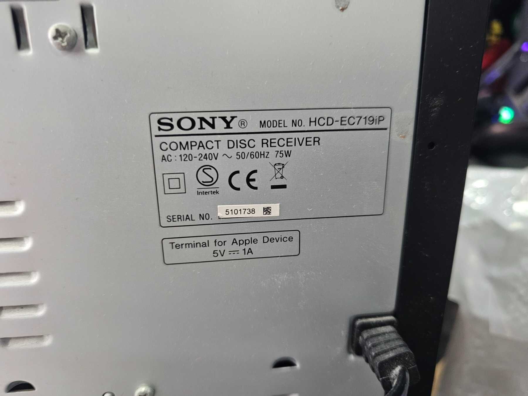Аудио микросистема Sony MHC-EC719