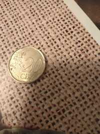 Moneda 20 euro cent 2002