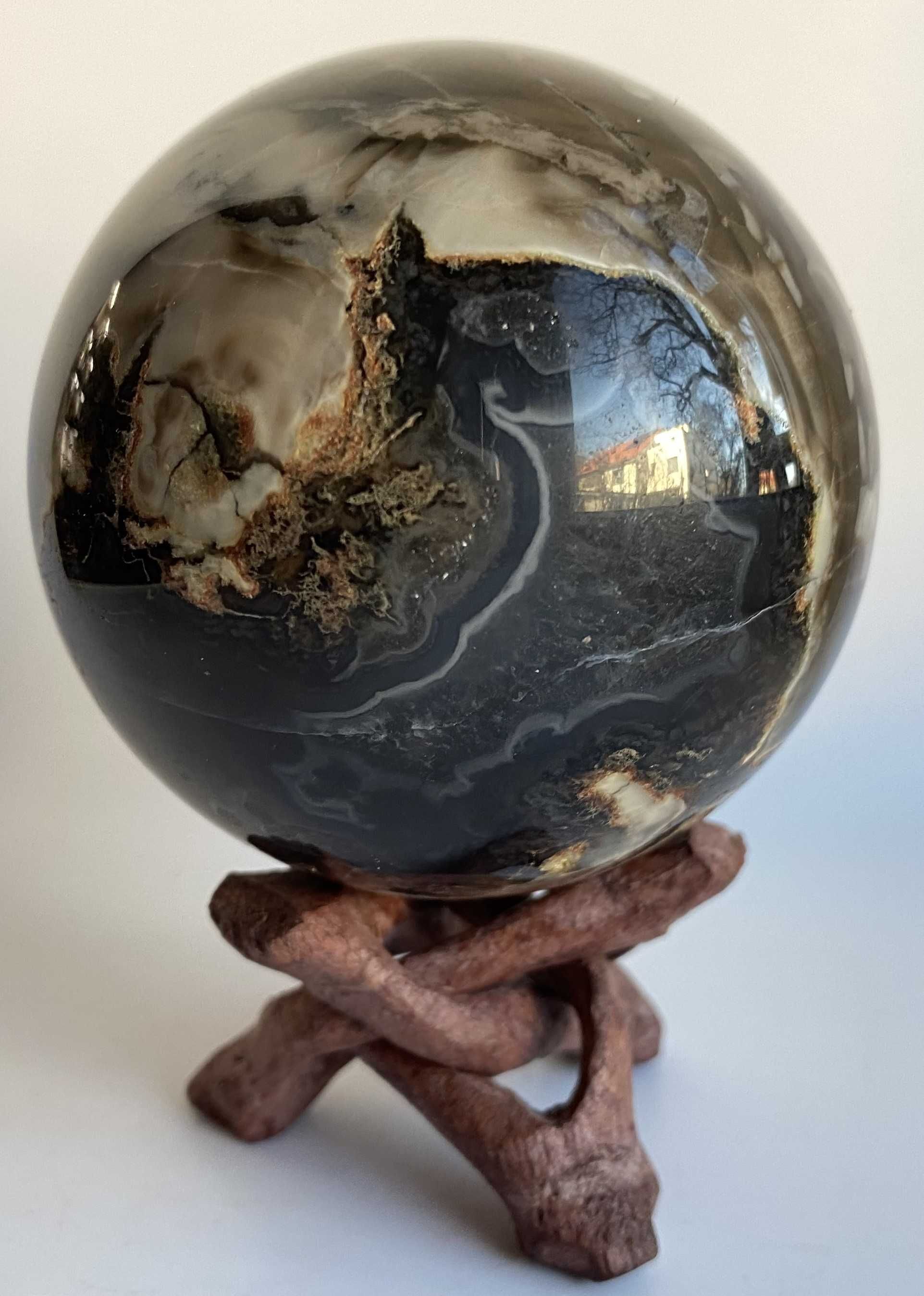 Cristale/Minerale - Agata Vulcanica - sfera piatra semipretioasa