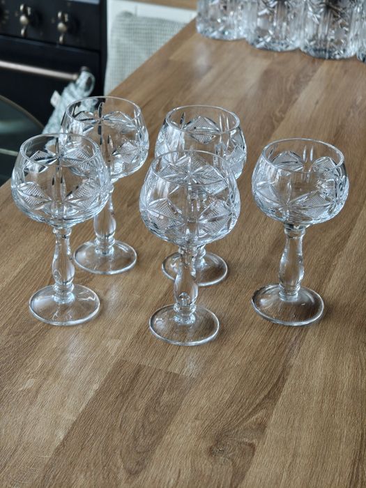 Чашки кристални 5бр