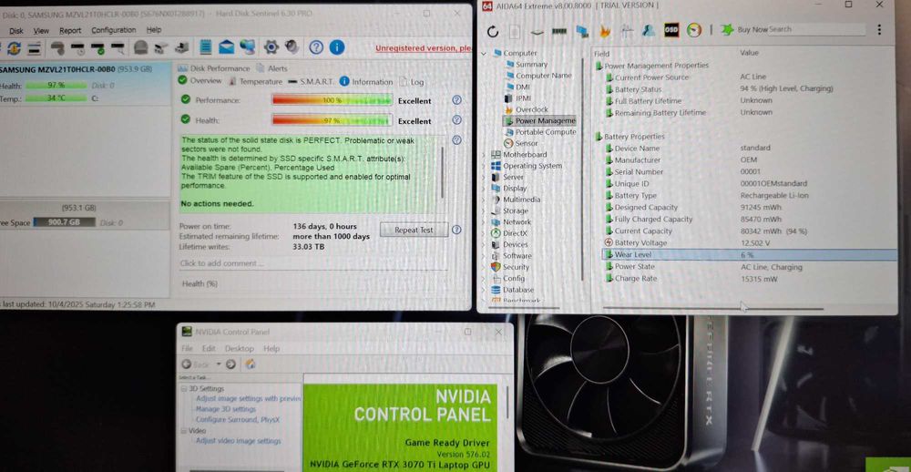 17.3' 240Hz AMD Ryzen 9 6900HX/NVIDIA GeForce RTX 3070Ti 8GB 150W/32GB