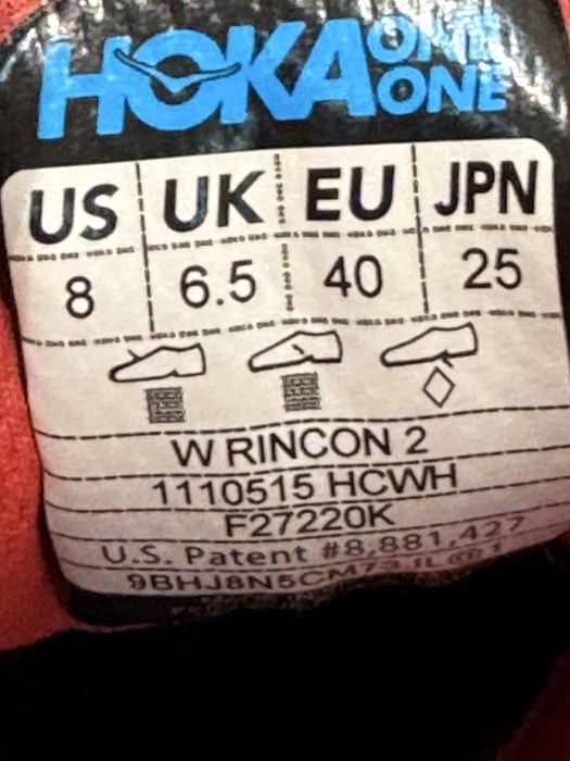 Маратонки HOKA RINCON 2 .Номер 40