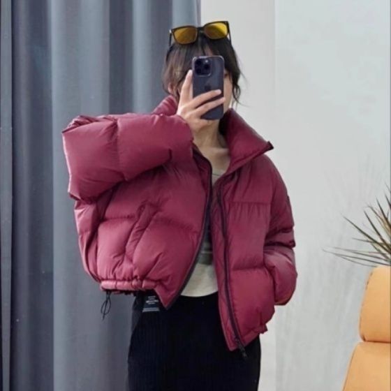 Женский пуховик женская куртка 54,56 XL короткая зимняя