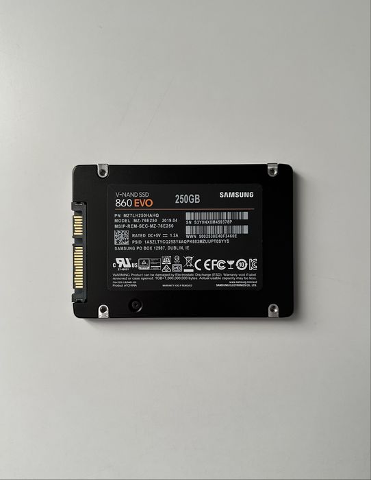 SSD 250gb Samsung 860 EVO