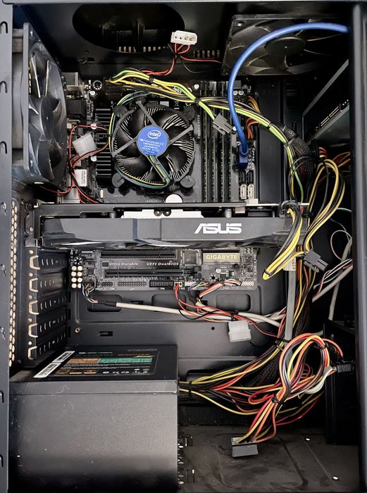 PC gaming, i5 4690, RX 580, SSD, monitor, jocuri, office, videochat