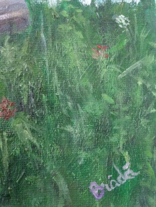 Pictura in ulei tablou biserica