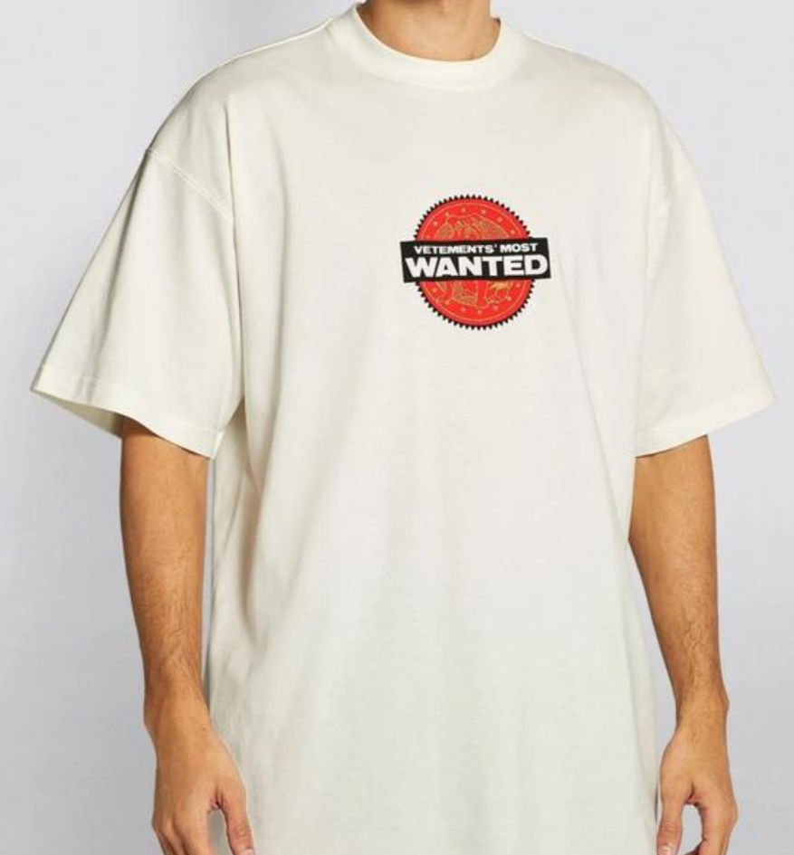 vetements most wanted t-shirt
