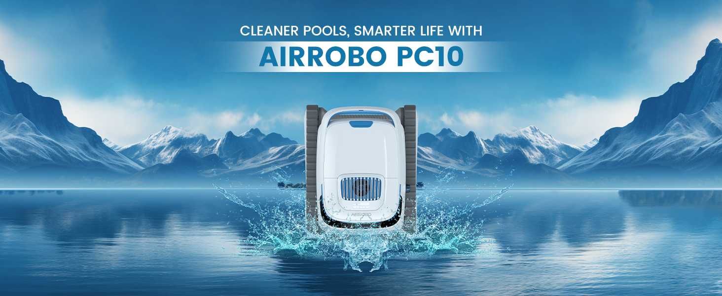 Безжичен робот за почистване на басейн, AIRROBO PC10