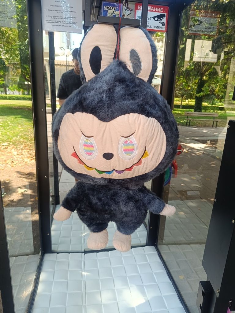 Labubu limited edition labubu 100 черно Лабубу 100 см плюшена играчка