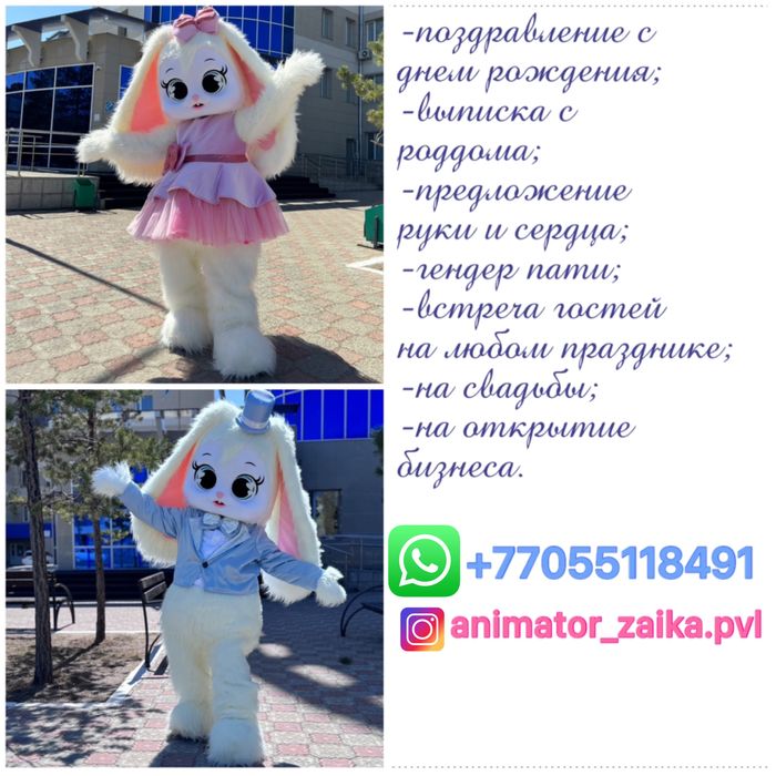 Зайка поздравление