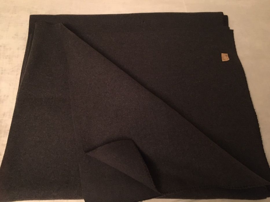 Cupon de stofa pentru PALTON CLASIC LUNG, 100% lana, gri inchis