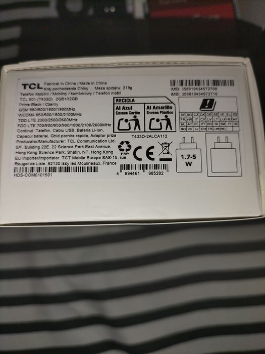 Vand telefon mobil TLC 501 Nou Garantie