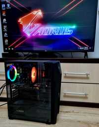 Ryzen5 5500, Aorus B450, 16 Gb DDR4 Corsair, SSD 256GB, 1060 6Gb.