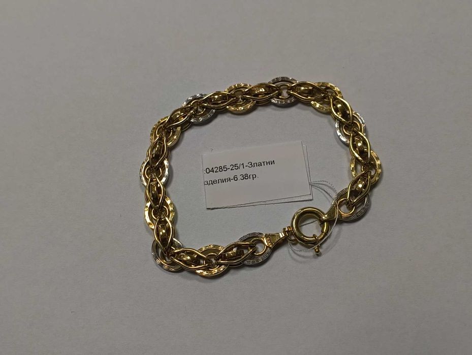 ***ПРОМОЦИЯ*** Чисто нова златна гривна 6.38гр. 14К