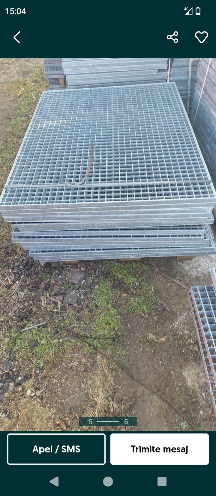 Gratare metalice galvanizate