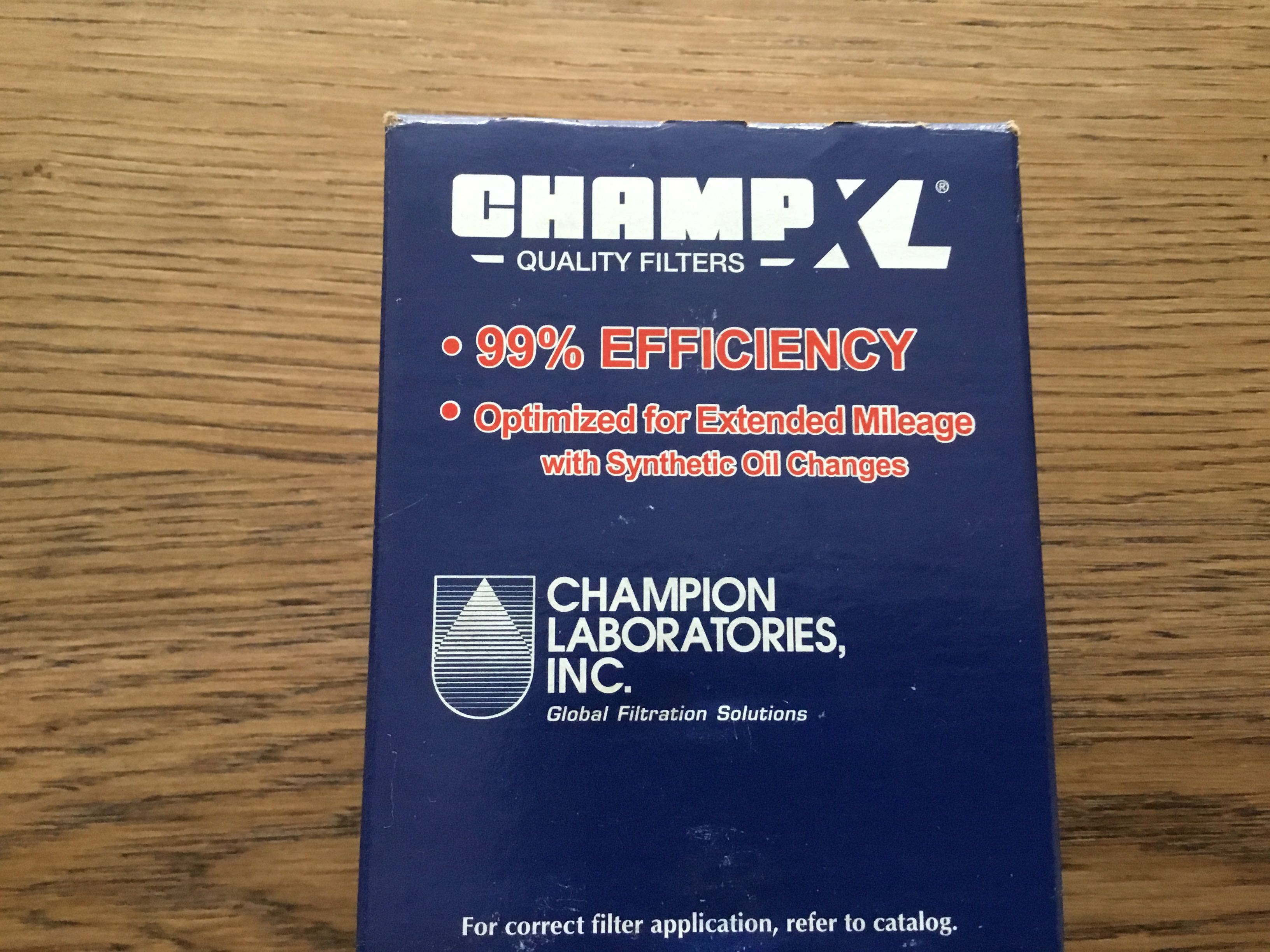 Оригинални филтри за синтетично масло на Champion Laboratories,