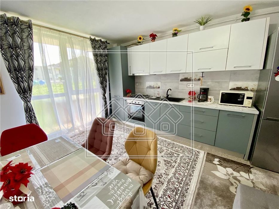Apartament 2 camere - mobilat, utilat - clasa energetica A - Cisnadie