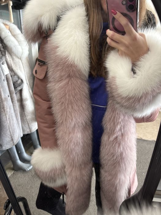 Палто яке от естествен косъм