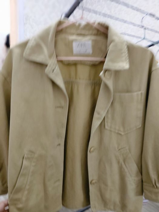 Тренч, плащ для девочек, 9-10 лет, zara, lc waikiki, blue button