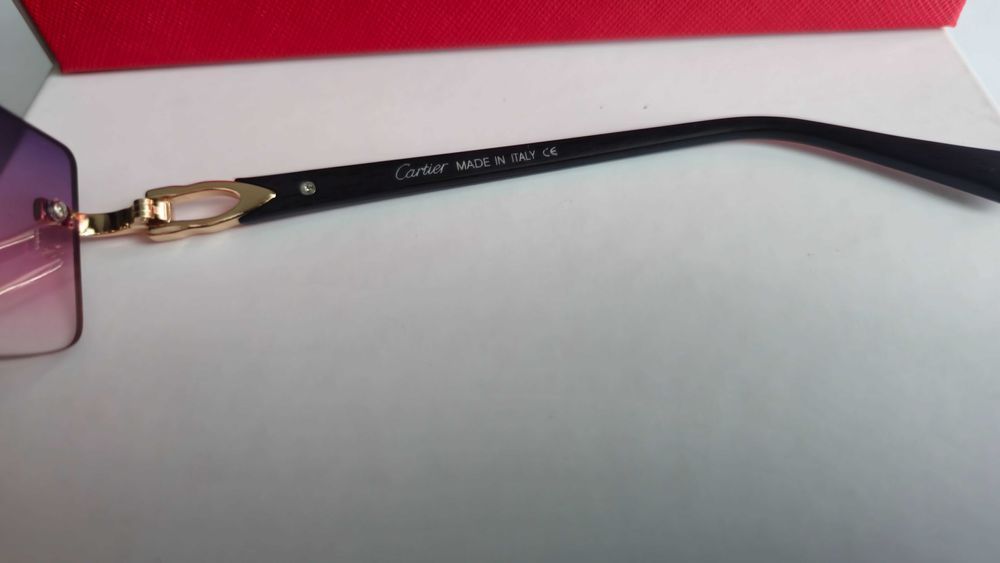 Ochelari de soare Cartier Horn Pink