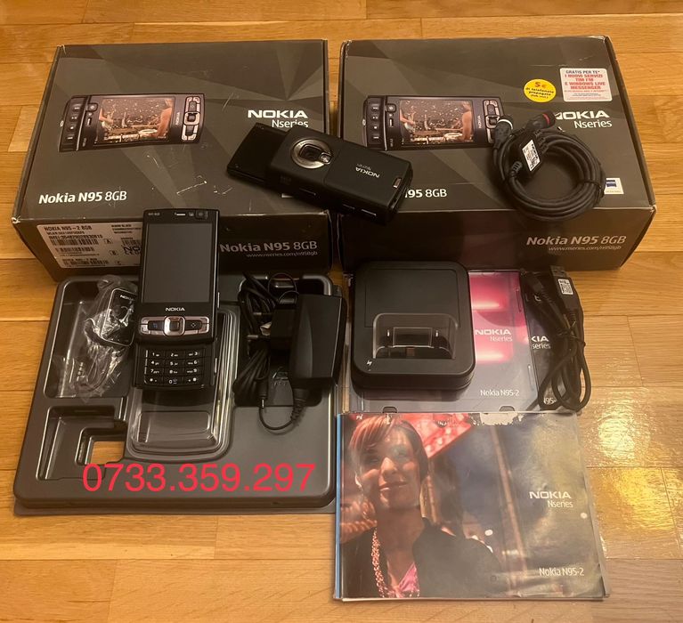 Nokia N95 8GB - CA NOU ! Full Box ! RARITATE Colectie Vintage