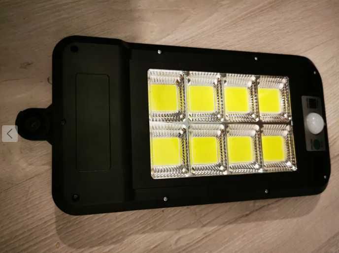 Lampa solara proiector COB 8 celule senzor telecomanda