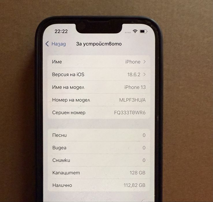 Iphone 13 128Gb Midnight