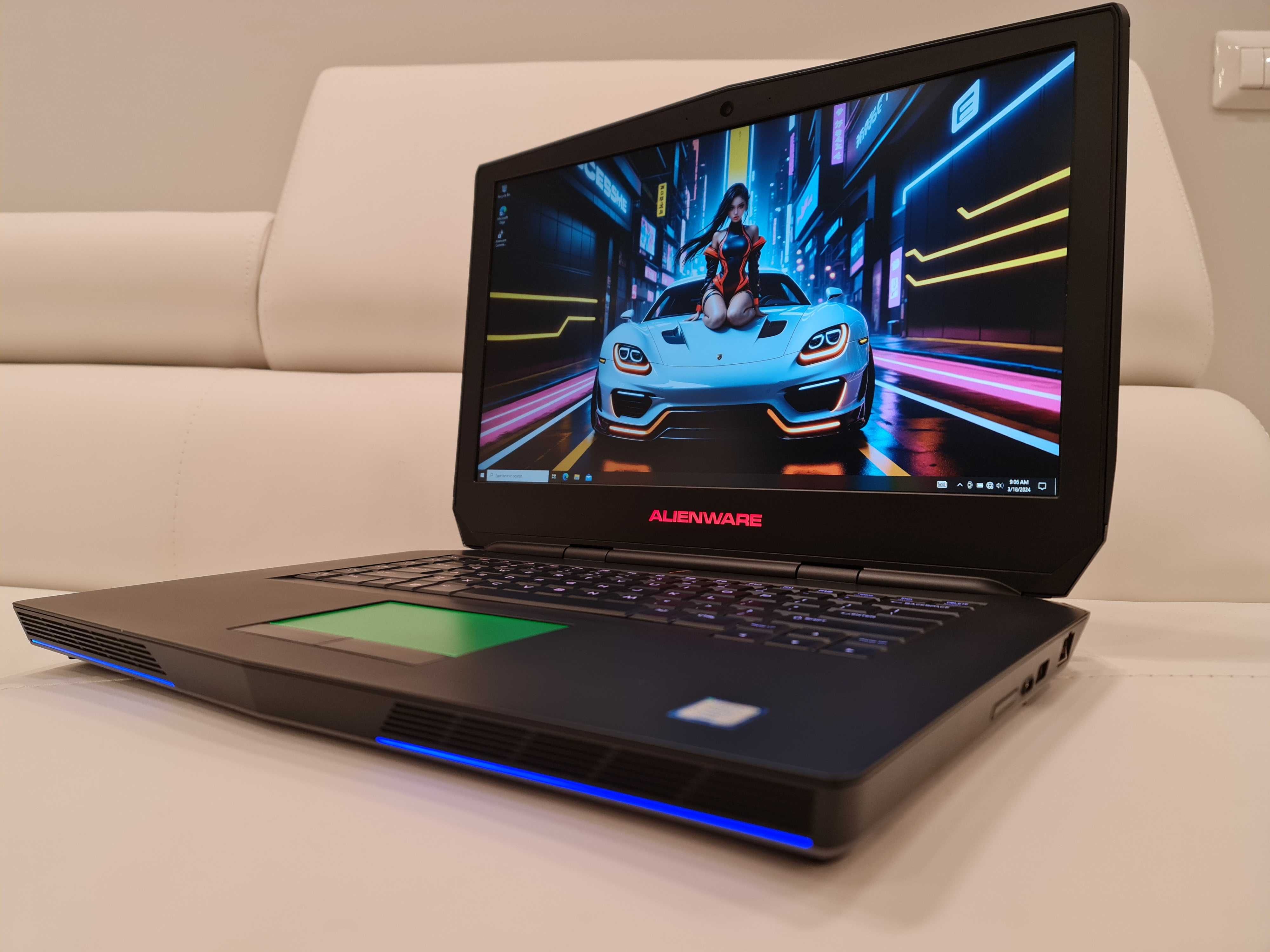 Laptop gaming ALIENWARE, intel core i7-6820HK ,video 6 gb , ram 16 gb