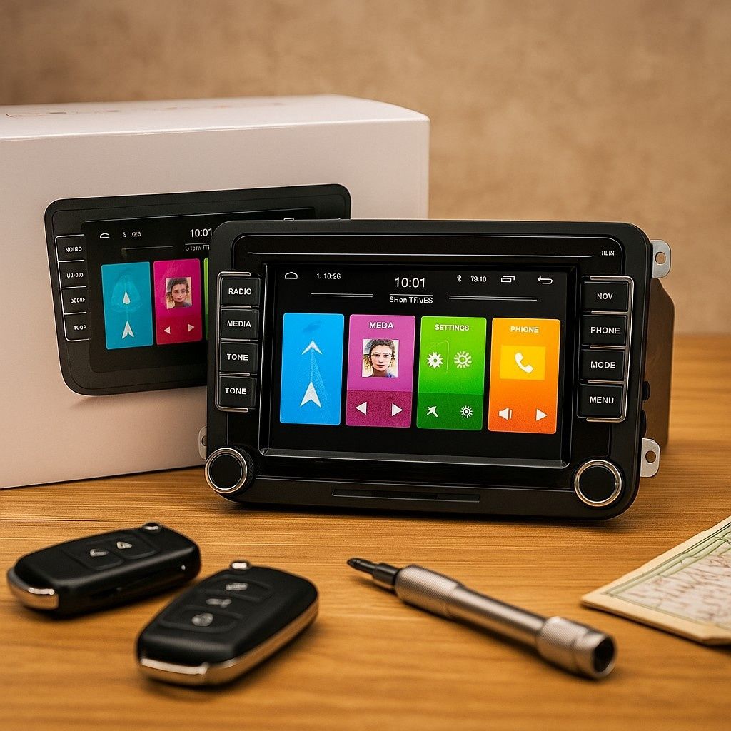 VW - 7" МУЛТИМЕДИЯ / Навигация Android 15 4GB RAM 64GB ROM