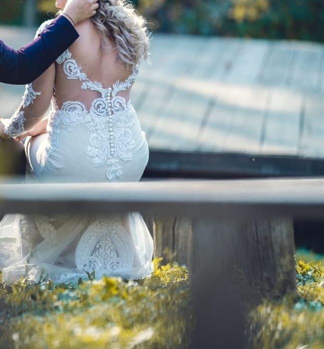 Rochie de mireasa cu trena detașabilă!