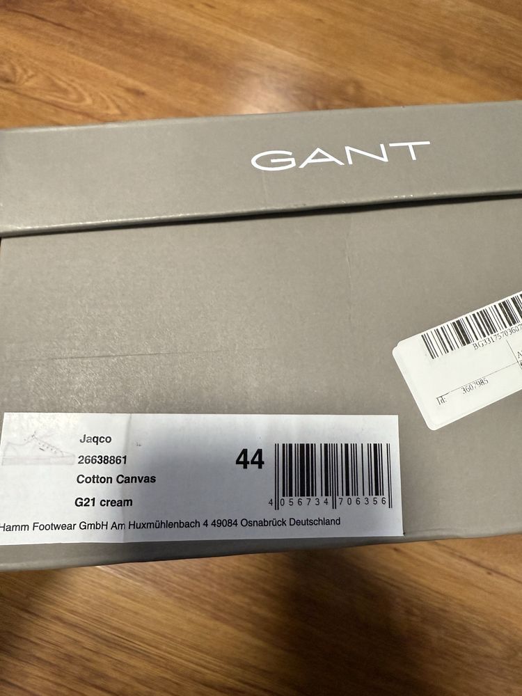 Кецове Gant Jaqco 26638861 Бял 44 номер