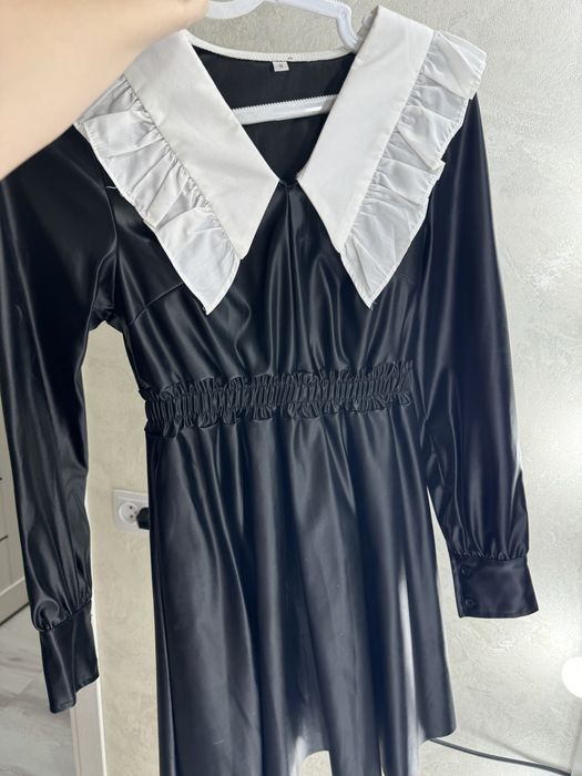 Платье эко кожа женское