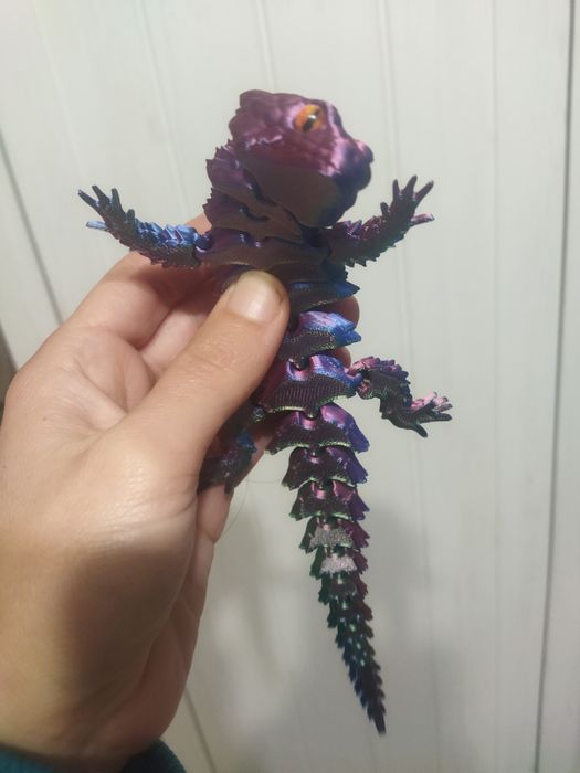 3D принтиран гущер