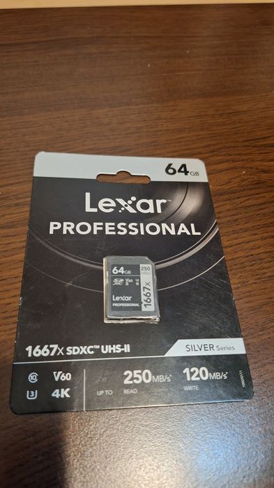 Lexar SDXC Professional 1667x 64GB UHS-II/C10 LSD64GCB1667