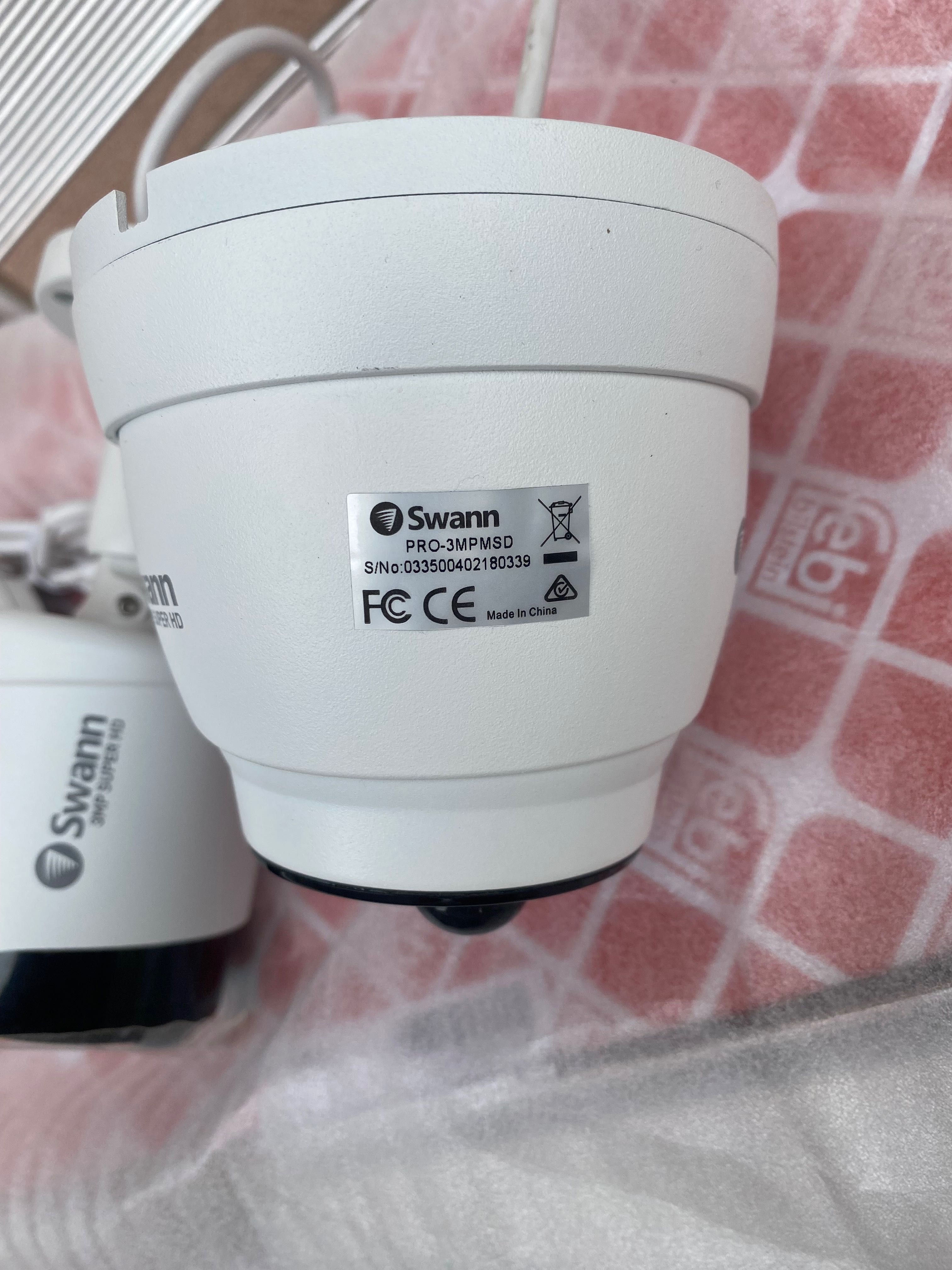 3 броя Swann 3MP Super HD термични PIR инфрачервени охранителни камери