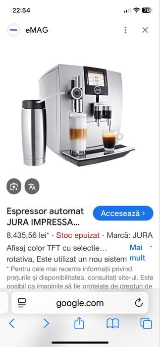 vand expresor jura j9.3