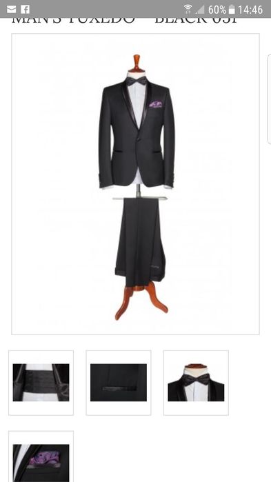 Costum ginere Tata si fiul marimea 38
