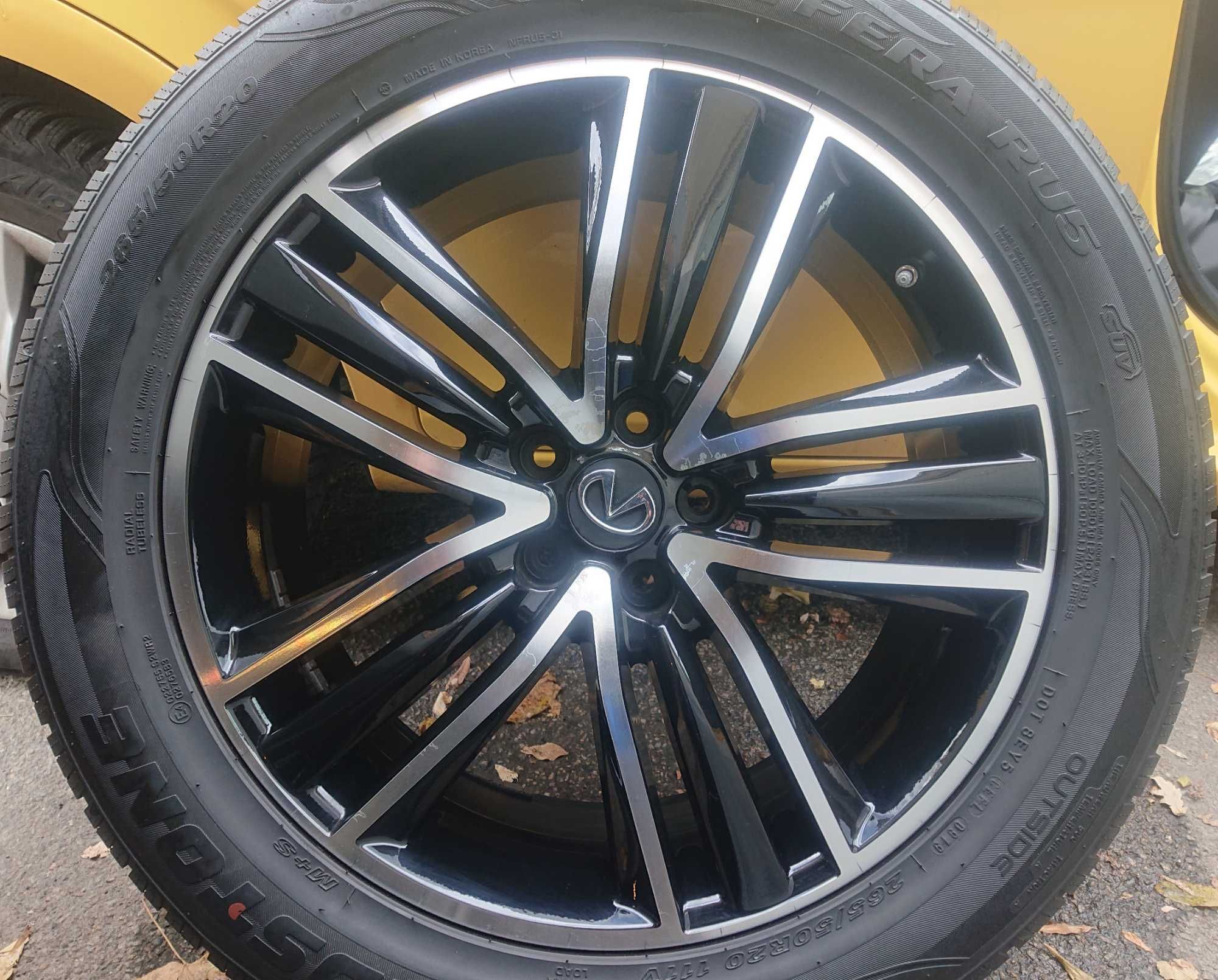 Jante 20" Infiniti QX70 FX Nissan Anvelope M+S Roadstone 265 50 20