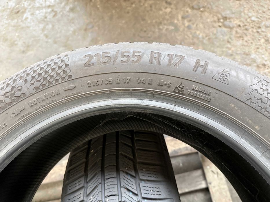 2x Anvelope Iarna 215/55 R17 - Continental Winter Contact TS870P