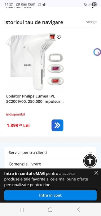 Epilator Philips  nou nefolosit