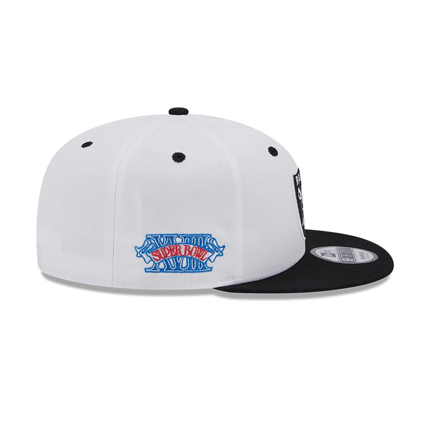 Sapca New Era 9fifty las vegas raiders white crown patch