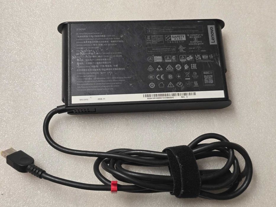 Incarcator original Lenovo 20.0 V 11.5A 230W ADL230SDC3A -mufa tip USB