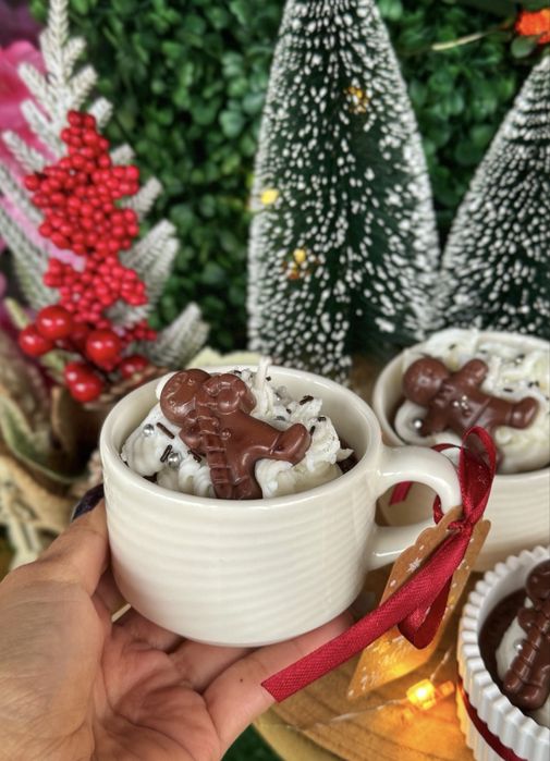 Коледни свещи от соев восък