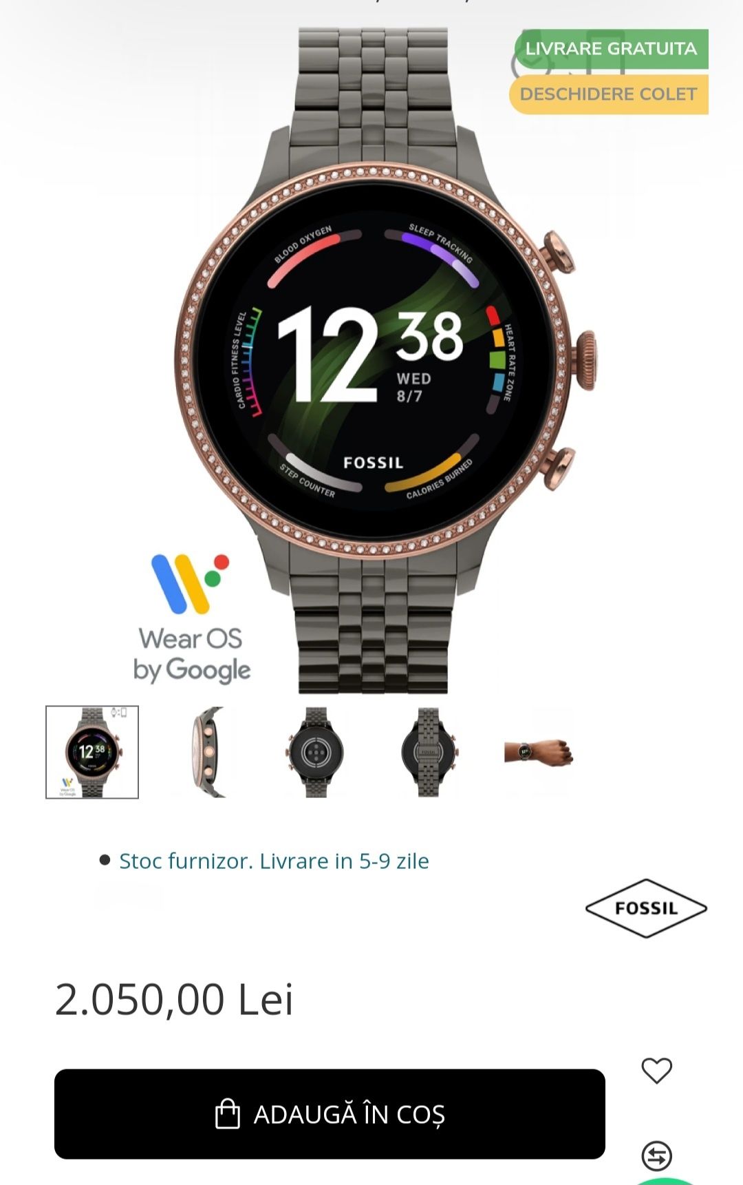 Smartwatch Fossil iOS & Android