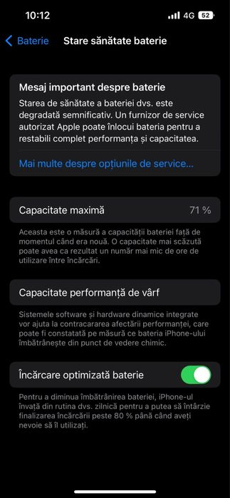 Iphone 13 128gb 71%viata baterie