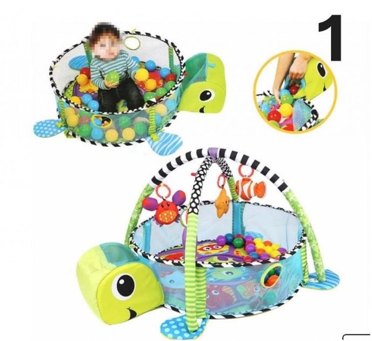 Центърът за игра с матрак за активност и кошара е перфектният избор за