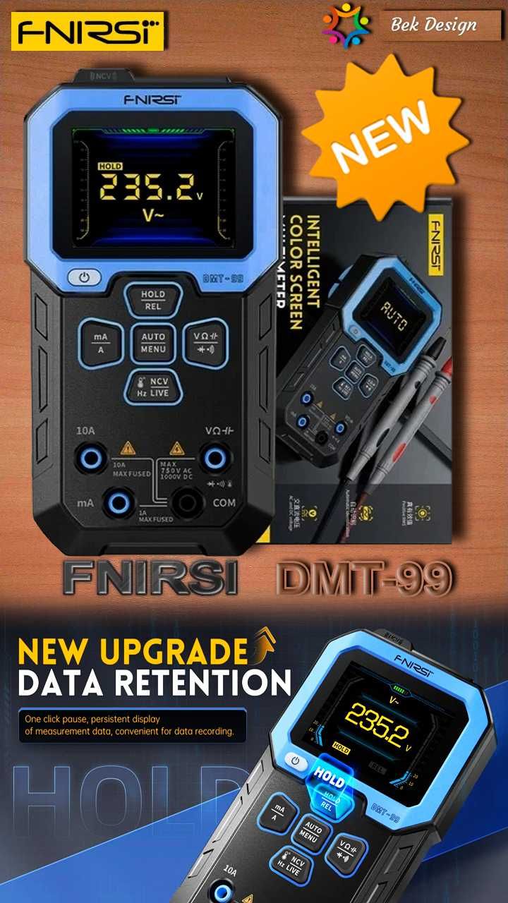 "FNIRSI" DMT-99 интеллектуальный цифровой мультиметр!