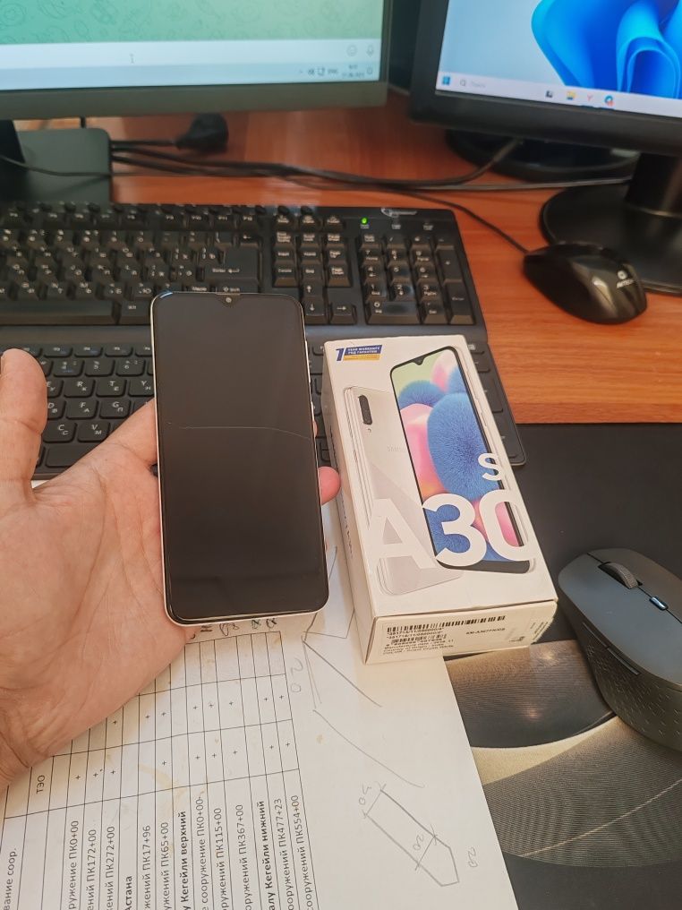 Samsung A30S 4/64(2022) iwlawi zur aybi yuq tozza telefon uyaltirmaydi